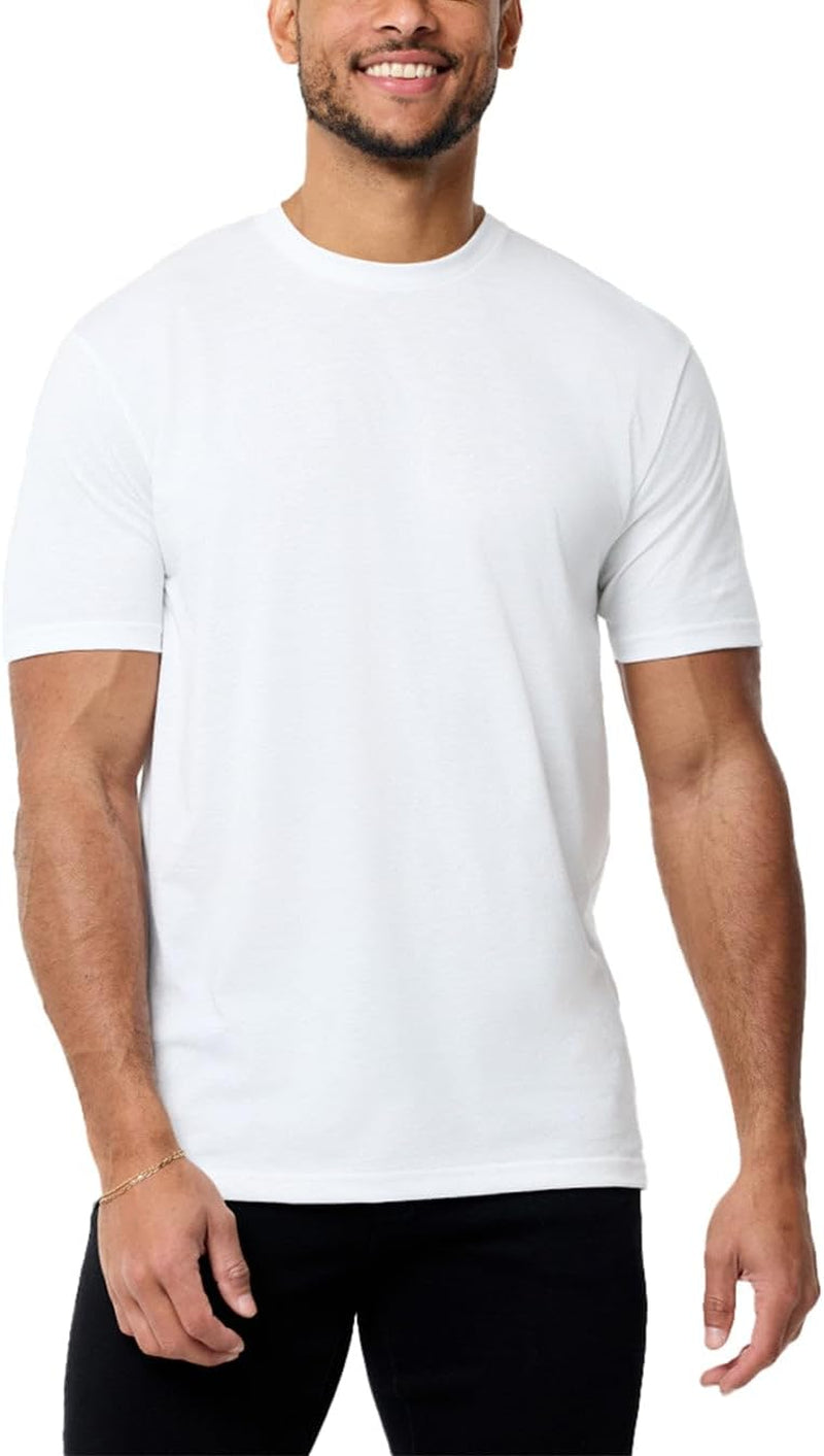 Mens T Shirt - Short Sleeve Crew Neck Soft Fitted Tees S - 4XL Fresh Classic Tshirts
