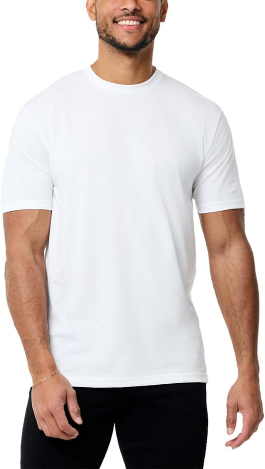 Mens T Shirt - Short Sleeve Crew Neck Soft Fitted Tees S - 4XL Fresh Classic Tshirts